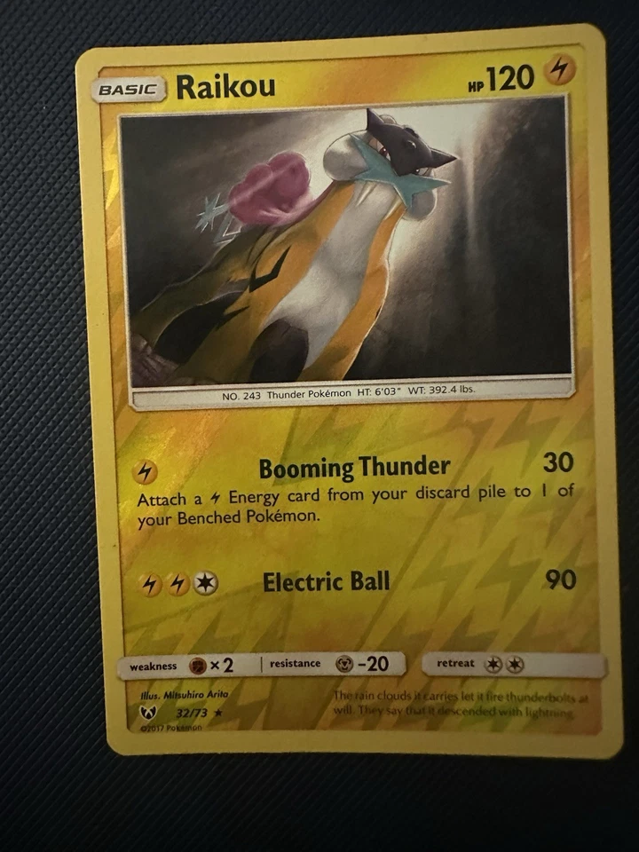 Raikou #32 Pokemon TCG Shining Legends 2017 Holo PSA 10 Gem Mint; Low Pop.(106) - Image 2 of 4