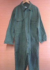 Vintage 1990's Era US Military Issue OD Green Utility Coveralls Size Large