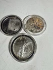 Lot of 3 American Silver Eagles 1992 & 1993 1 oz .999 Fine Silver