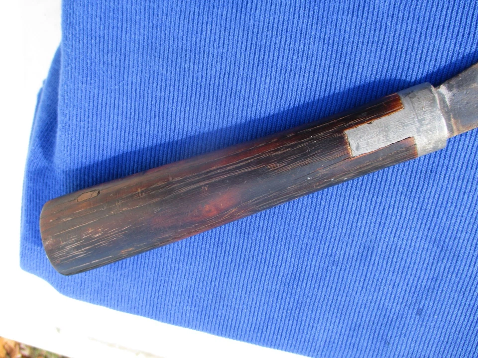 Vintage Knife Homemade From (? Civil War Sword Blade) Corn or Tobacco Knife - Image 4 of 4