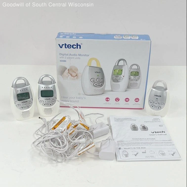 VTech DM221-2 Digital Audio Baby Monitor with Two Parent Units