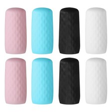 8 Pcs Silicone Bottle Covers for Travel, Stretching Elastic Sleeves, Multicolor