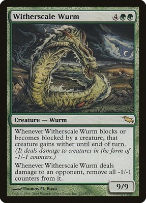Witherscale Wurm (134) Shadowmoor SHM MTG Magic