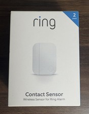 Ring Alarm Wireless Contact Sensor 2nd Gen Door Windows 2 Pack New Open Box