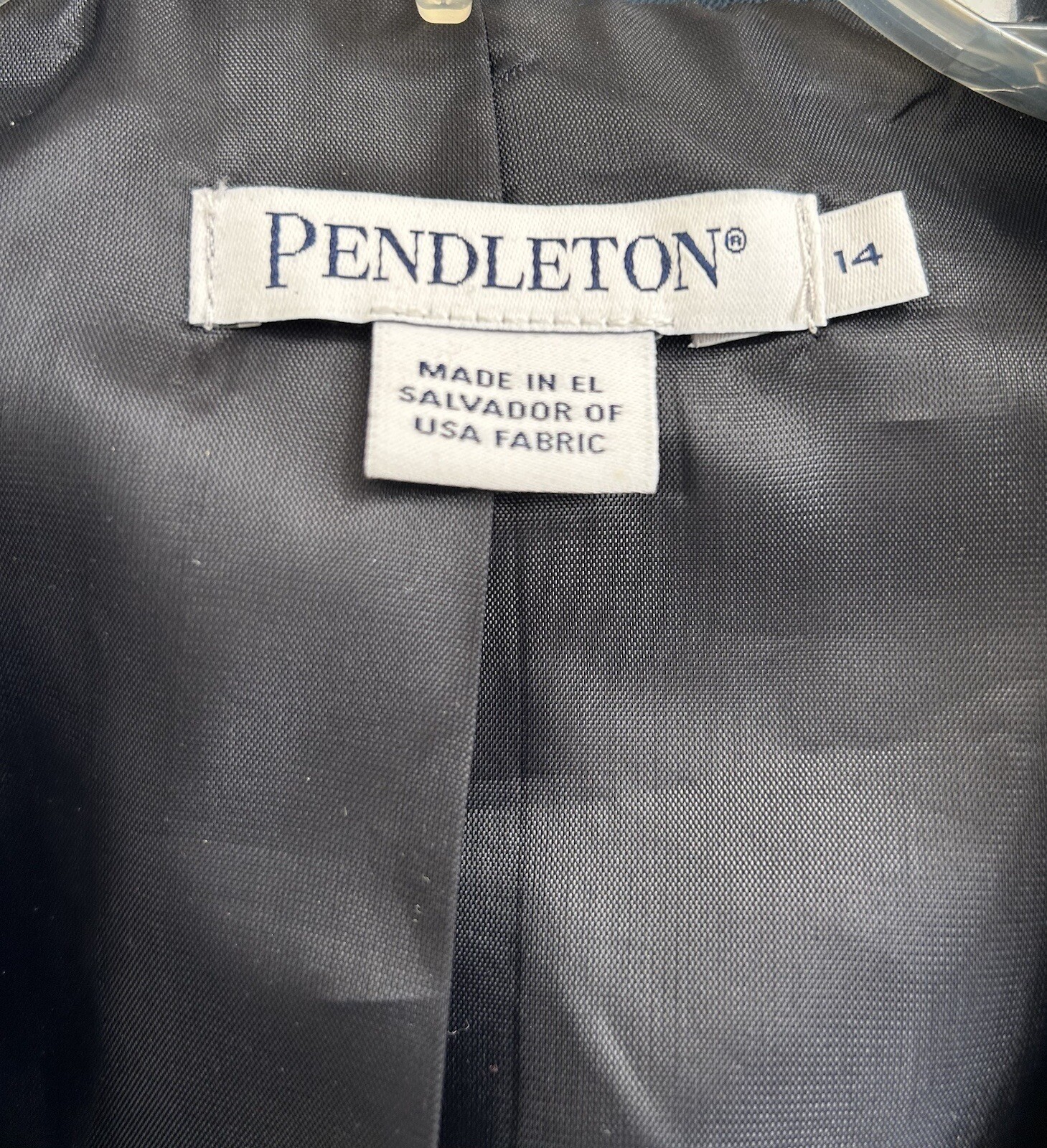 Pendleton Navy Blue Button Blazer Jacket Womens S… - image 7