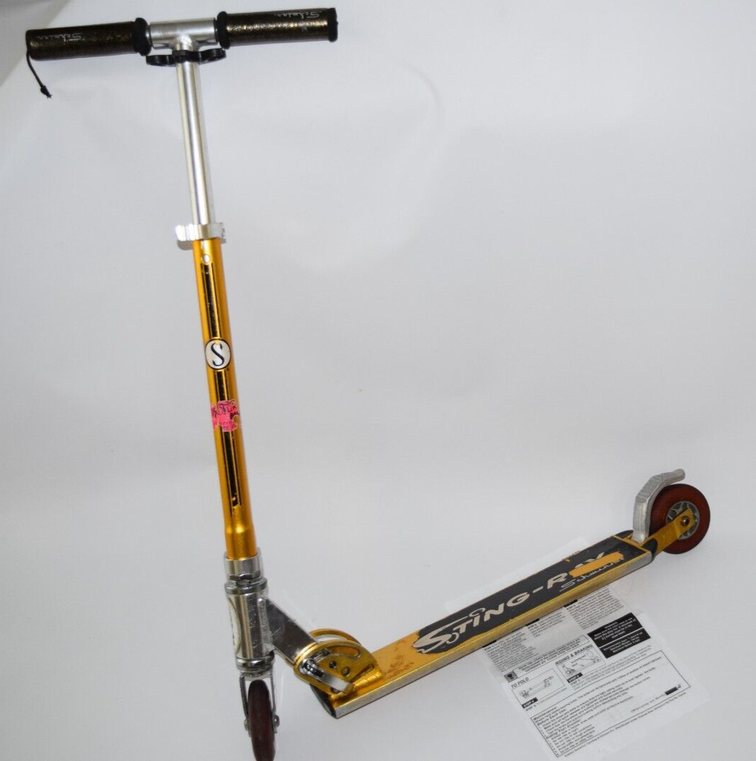 RARE Schwinn Sting-Ray Kick Scooter Limited Edition Gold RARE Schwinn Sting-Ray Kick Scooter Limited Edition Gold