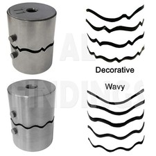 Ring Hoop Earring Press Shaping Waves with Collar Forming Die Stainless Steel