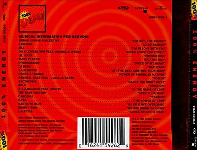 Various Artists - 100% Energy (CD 1994)