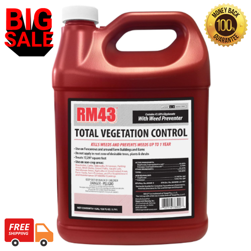 RM43 Total Veg Control Glyph Imazapyr Root Weed Preventer and Grass