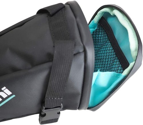 Bianchi Saddle Bag Middle Bicycle Bag Black Accessory W95×H120×D200mm 140g - Picture 7 of 8