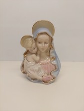 Bellissima Madonna con Bambino ceramica Italia anni '50/'60 firmata alla base.