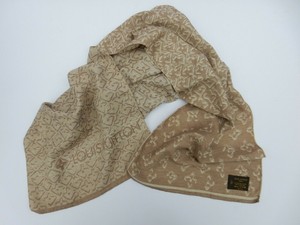 louis vuitton cream scarf