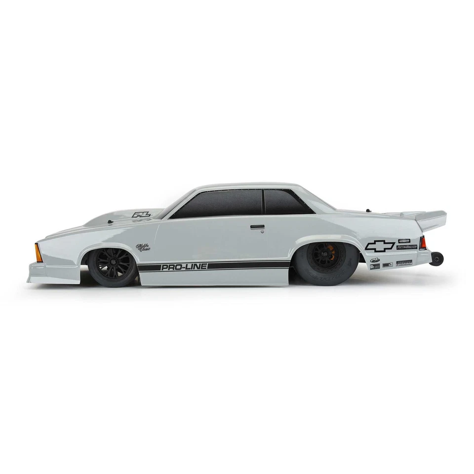 Pro-Line 3549-14 1/10 1978 Chevrolet Malibu Tough-Color Gray Body : Drag Car - Image 4 of 4