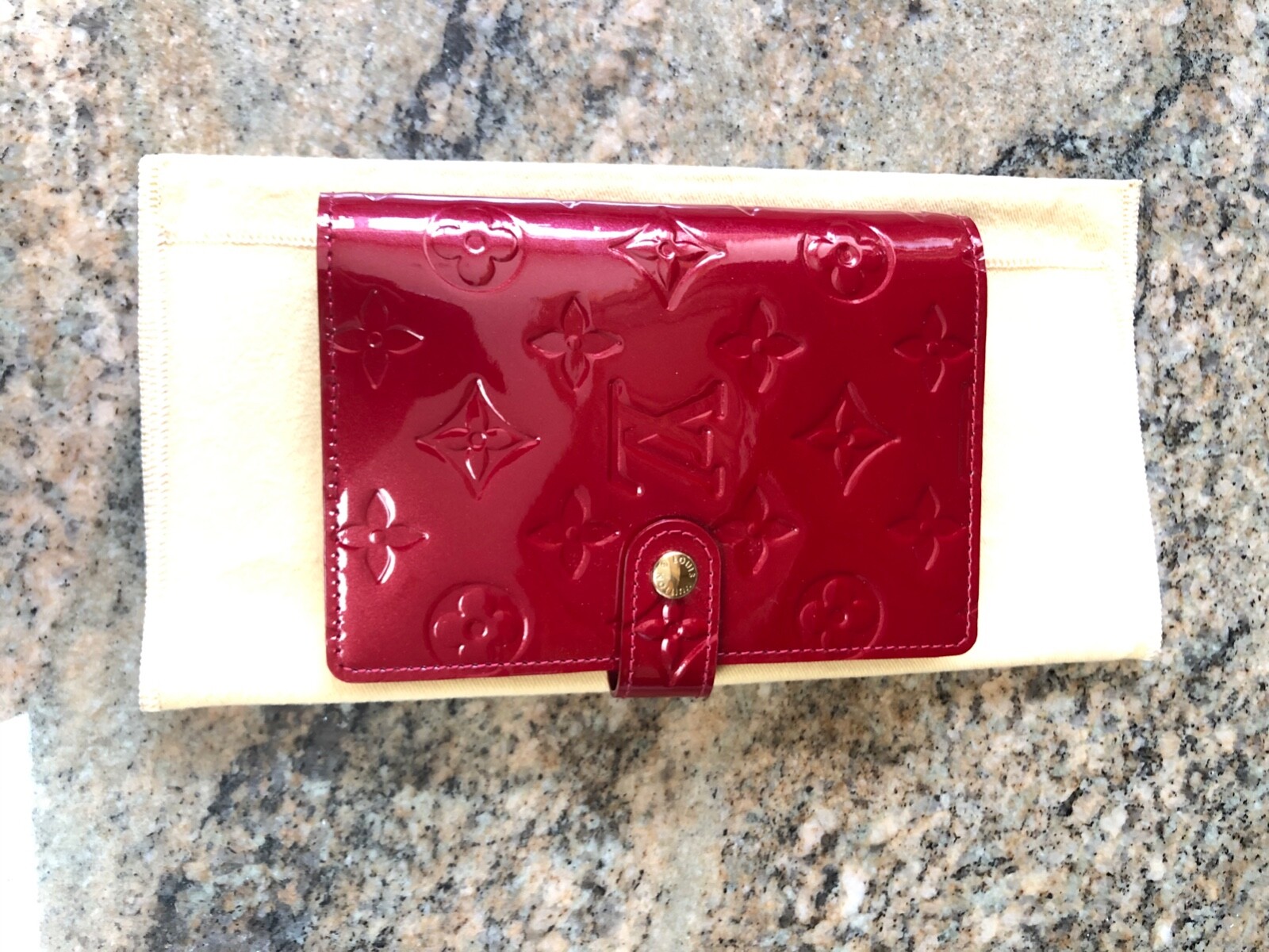 louis vuitton patent red organizer limited edition authentic 100% Authentic