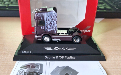 Herpa 110921 SCANIA R 620 STELZL trattore edition 8 OVP 1:87 - Photo 1/5