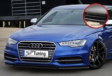 Spoilerschwert Frontspoiler ABS Audi A6 S6 4G mit S-Line ABE schwarz glänzend