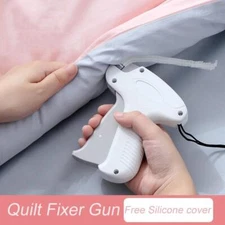 1 Set Quilt Holder Gun Soft Silicone Non-slip Quilt Blanket Clip Easy To Use