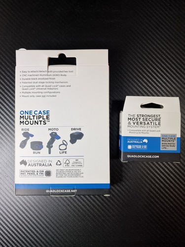 Support guidon moto quad lock pro PRO et amortisseur de vibrations quadlock - Photo 3 sur 6