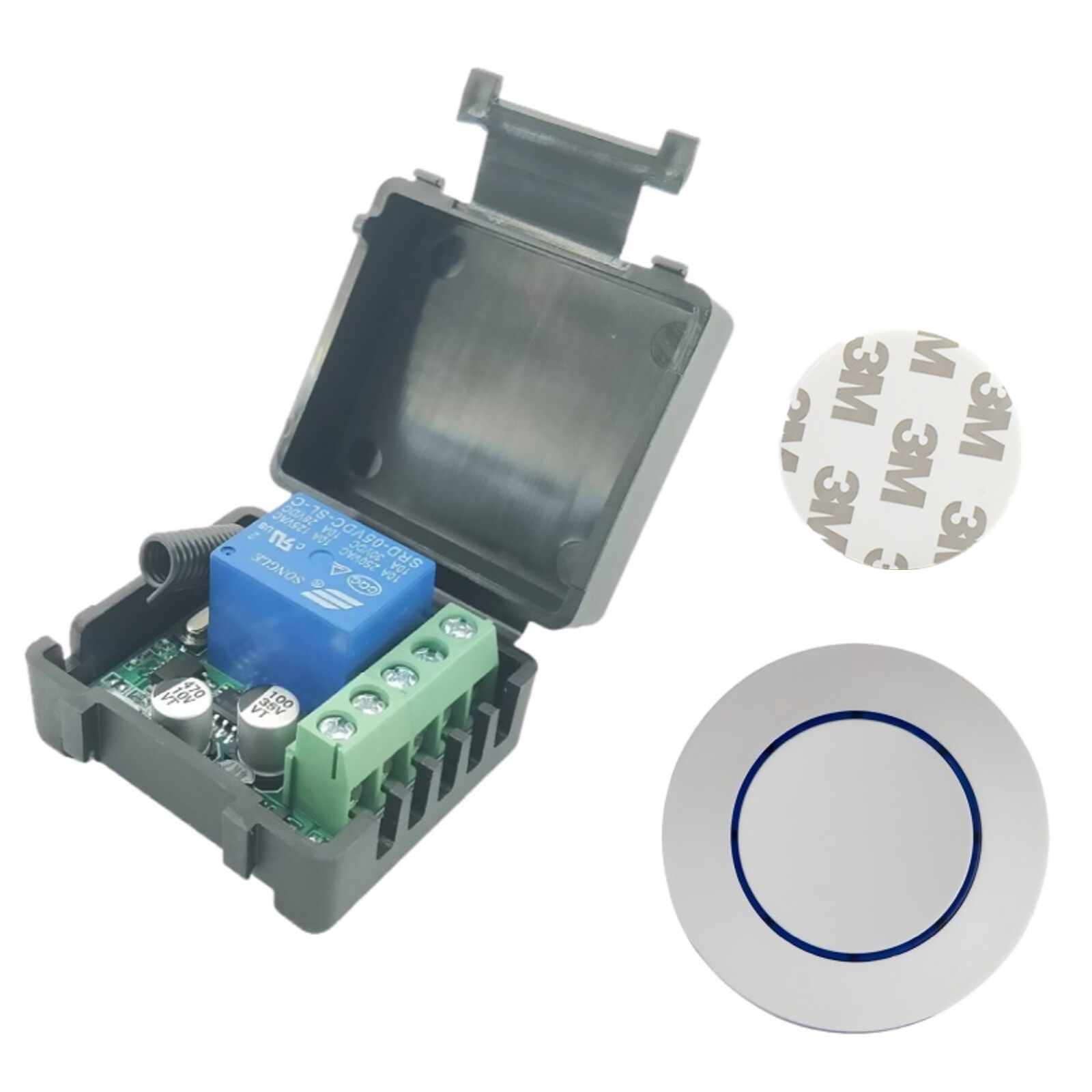 433Mhz DC5-30V 1CH Universal Wireless Remote Control Switch Relay Receiver Kit E