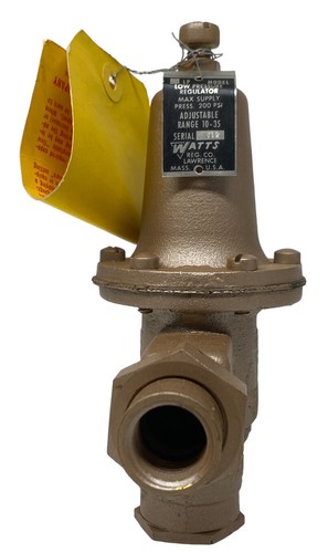 Watts No U5LP 1/2” Low Pressure Water Reducing Valve And Strainer Hot Water - Picture 4 of 12