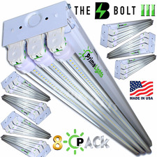 LED SHOP LIGHT-8 PACK 3 Lamp 8550 Lumens 66 Watt Garage, Work Light Fixture NEW 