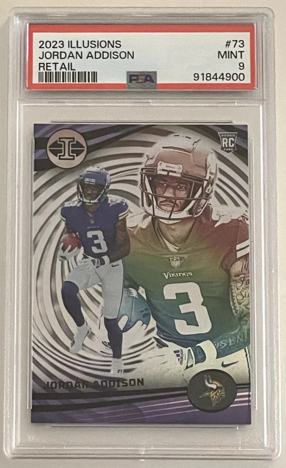 Jordan Addison Panini Illusions #73 Retail