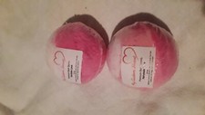 Christmas Holidays My Custom Heart Large Bath Bomb lot of 2