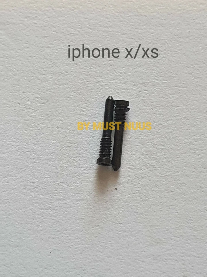SET 2 VITI PER IPHONE X XS XR XS Max 11 11 PRO MAX COPPIA PER FISSAGGIO DISPLAY - Immagine 2 di 2