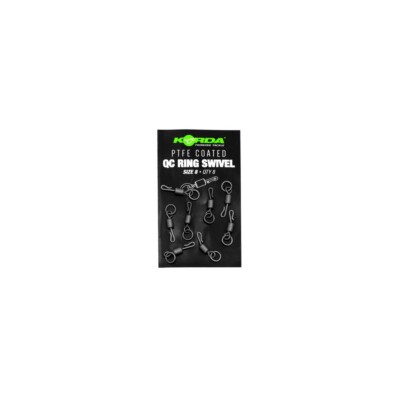 Korda PTFE QC Ring Swivel Various Sizes Carp Fishing Korda