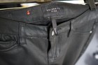 Celebrity Pink black size 0/24 faux leather rocker look jean pants — photo 4