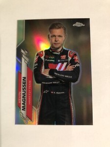 2020 Topps Chrome Formula 1 Kevin Magnussen Refractor #18 Haas