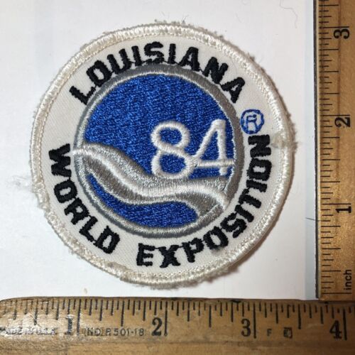 Vintage Louisiana 1984 World Exposition Patch Travel Souvenir Used - Picture 1 of 2