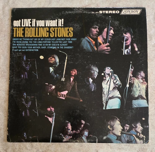 The Rolling Stones Got Live If You Want It Vinyl LP London PS 493 VG+