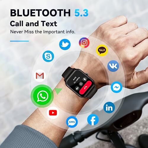 New! Smart Watch for Men(Answer/Make Call),Alexa Built-in,1.8"Fitness Tracker - Bild 8 von 9