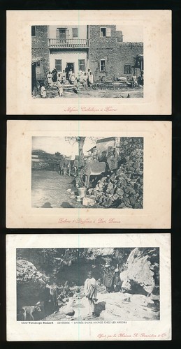 ÄTHIOPIEN ABESSINIEN 3 PC um 1910 ZEBRAS DIRE DAUOA + HARRAM MISSION + ARGOBA - Bild 2 von 3