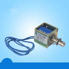 Automatic Reset XRN-0826 Miniature Push-Pull DC 12V 24V Electromagnet 10mm 15N #