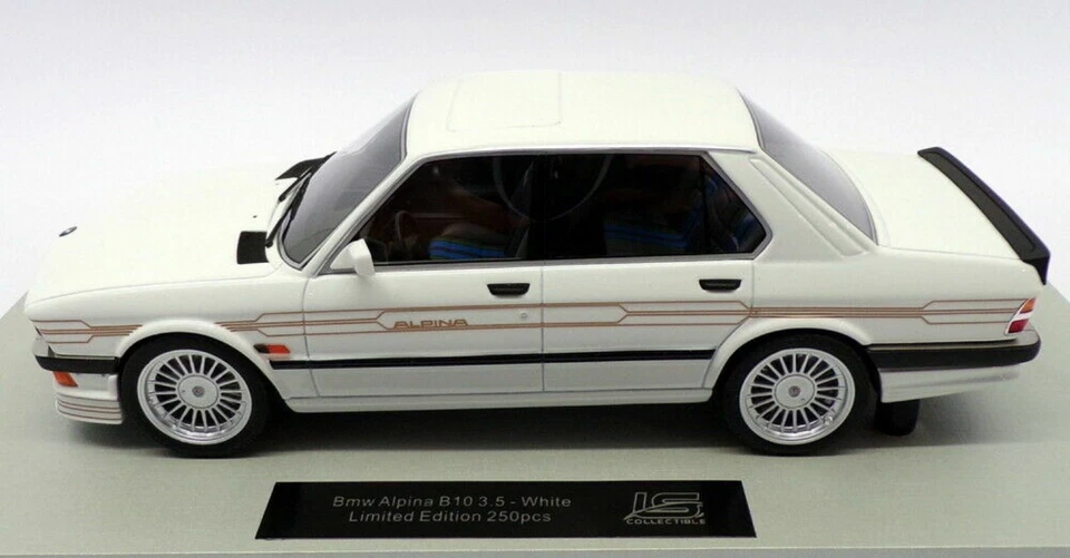 BMW ALPINA B10 3.5 BITURBO 1989 WHITE LS COLLECTIBLES LS044F 1/18 250 PCS - Photo 3/4