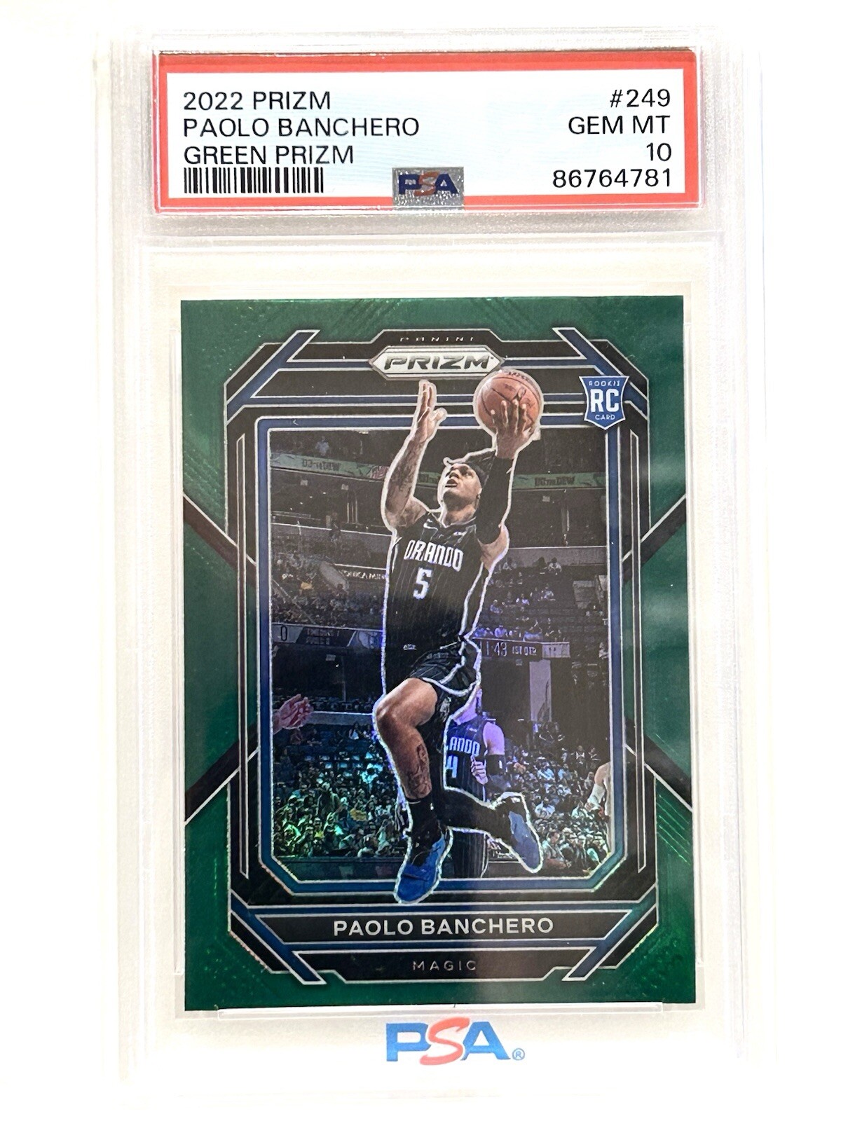 Paolo Banchero 2022 Prizm #249 Green Price Guide - Sports Paolo Banchero 2022 Prizm #249 Green Price Guide - Sports
