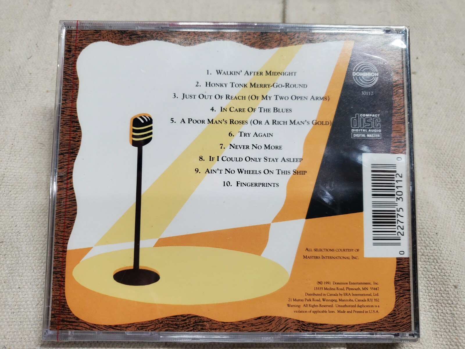 Patsy Cline Spotlight Patsy Cline Country Spotlight CD 1 Disc Complete Audio Music ...