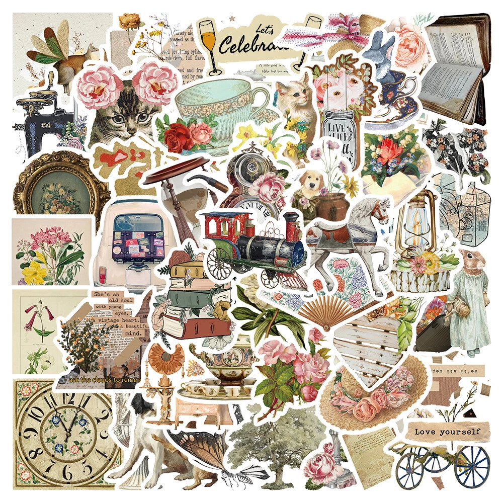 Vintage sticker cheap