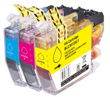 3P XL Printer Ink fits Brother LC3013 LC3011 MFC-J491DW MFC-J497DW MFC-J895DW