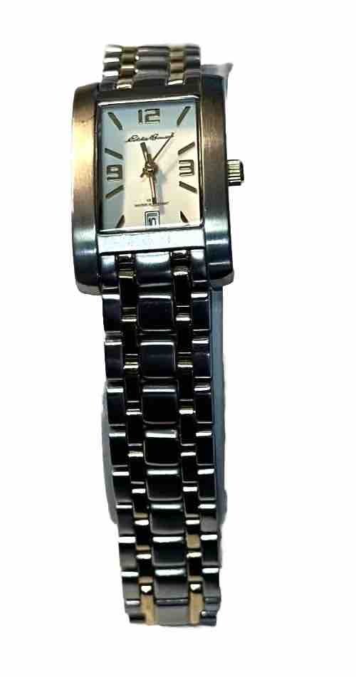 Womens Eddie Bauer SM Textured Sport Date Watch Silver Tone Date New Battery Eddie Bauer | Accessories | Eddie Bauer Watch Women 32mm  main image 2