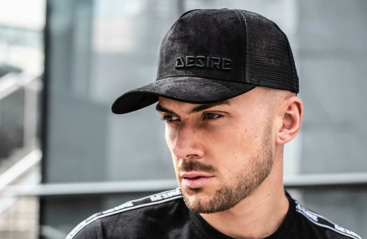 Black designer sales baseball cap
