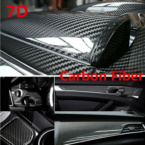 7D Carbon Fiber Vinyl Film Car Interior Wrap Stickers Universal for Acura TLX - Picture 12 of 12