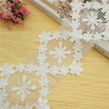 Lace Trim Edging Hollow Out Embroidery Ribbon Dress Skirt Sewing DIY Craft
