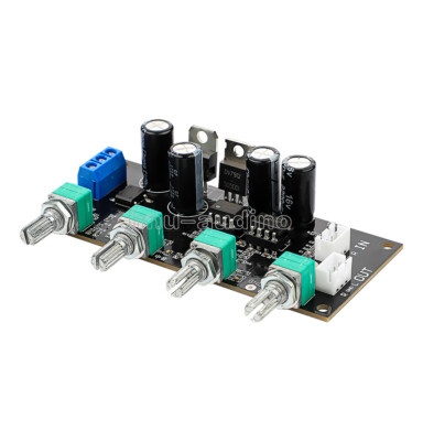 NE5532 Amplifier Tone Preamp Board Treble Bass Midrange Volume Tone Control NEW