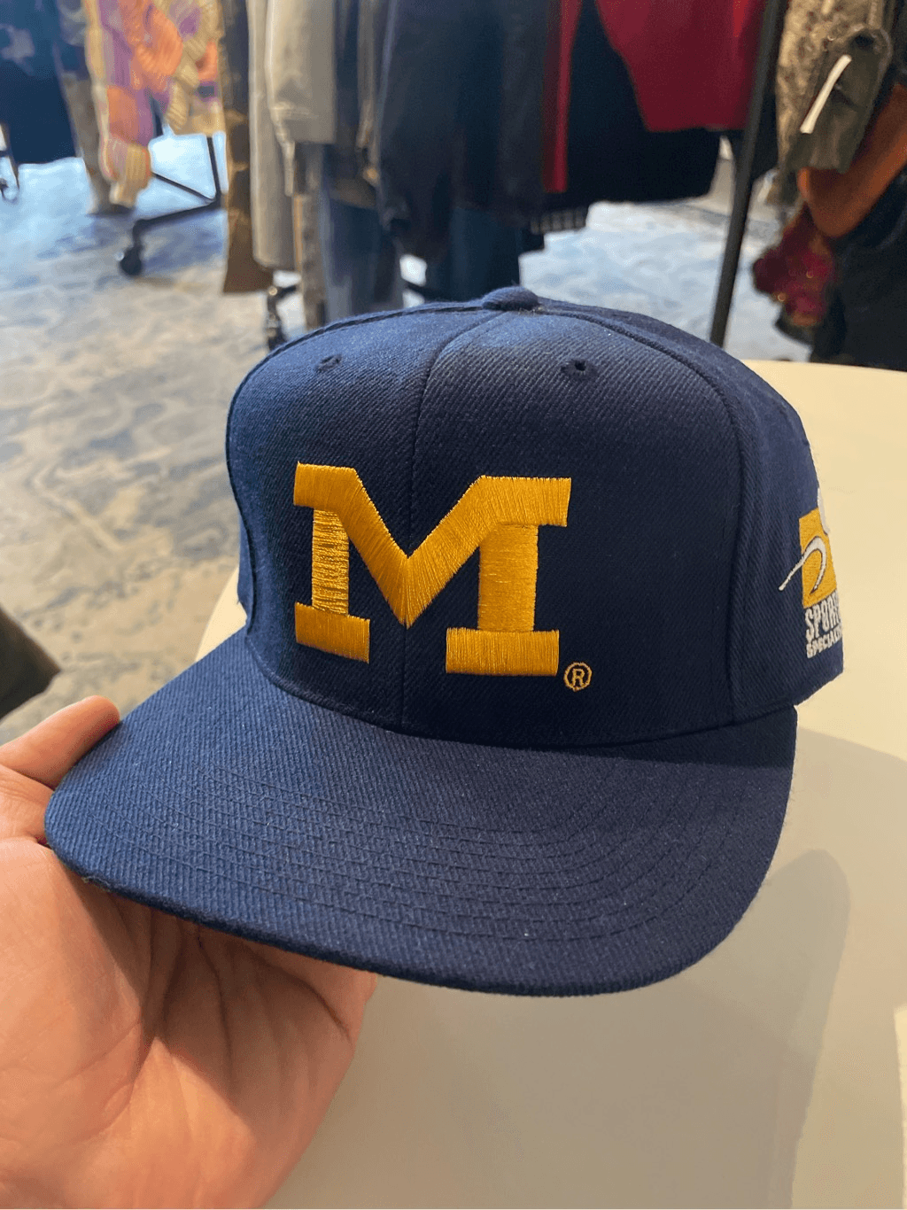 Vintage Michigan State Sports Specialties Snapback Hat NWT Collegiate Wolverines