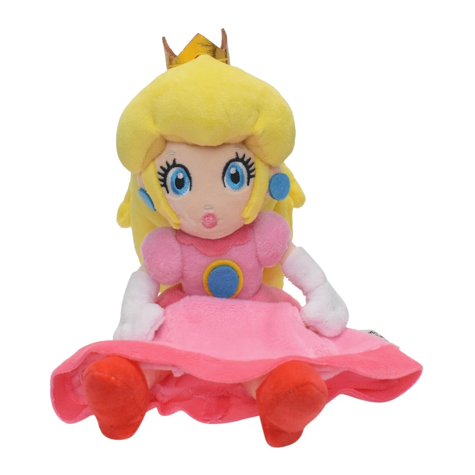 Princess Peach 10" Koopa Super Mario Bro Figure Stuffed Animal Plush Toy Doll - Image 4 of 4
