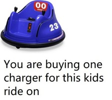 AC DC Adapter Kidzone Electric Ride On Bumper Car for Kids  Toddlers charger