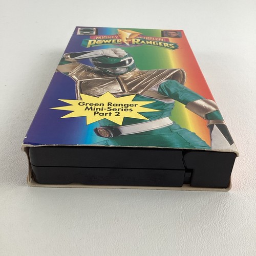 Mighty Morphin Power Rangers VHS Tape Green Ranger Mini Series Part 2 Vintage - Picture 4 of 7